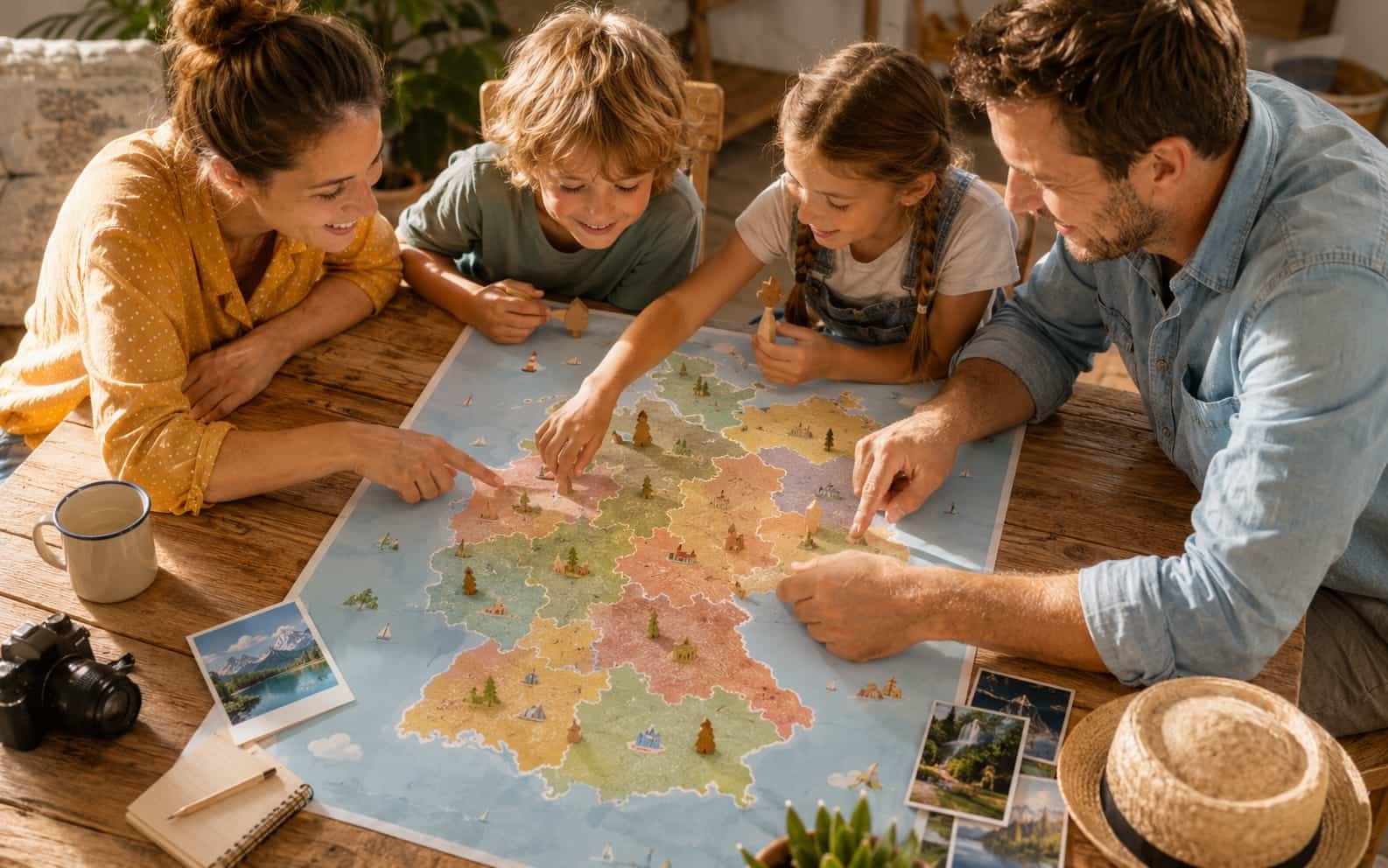 Helles Familienzimmer in einem familienfreundlichen Hotel