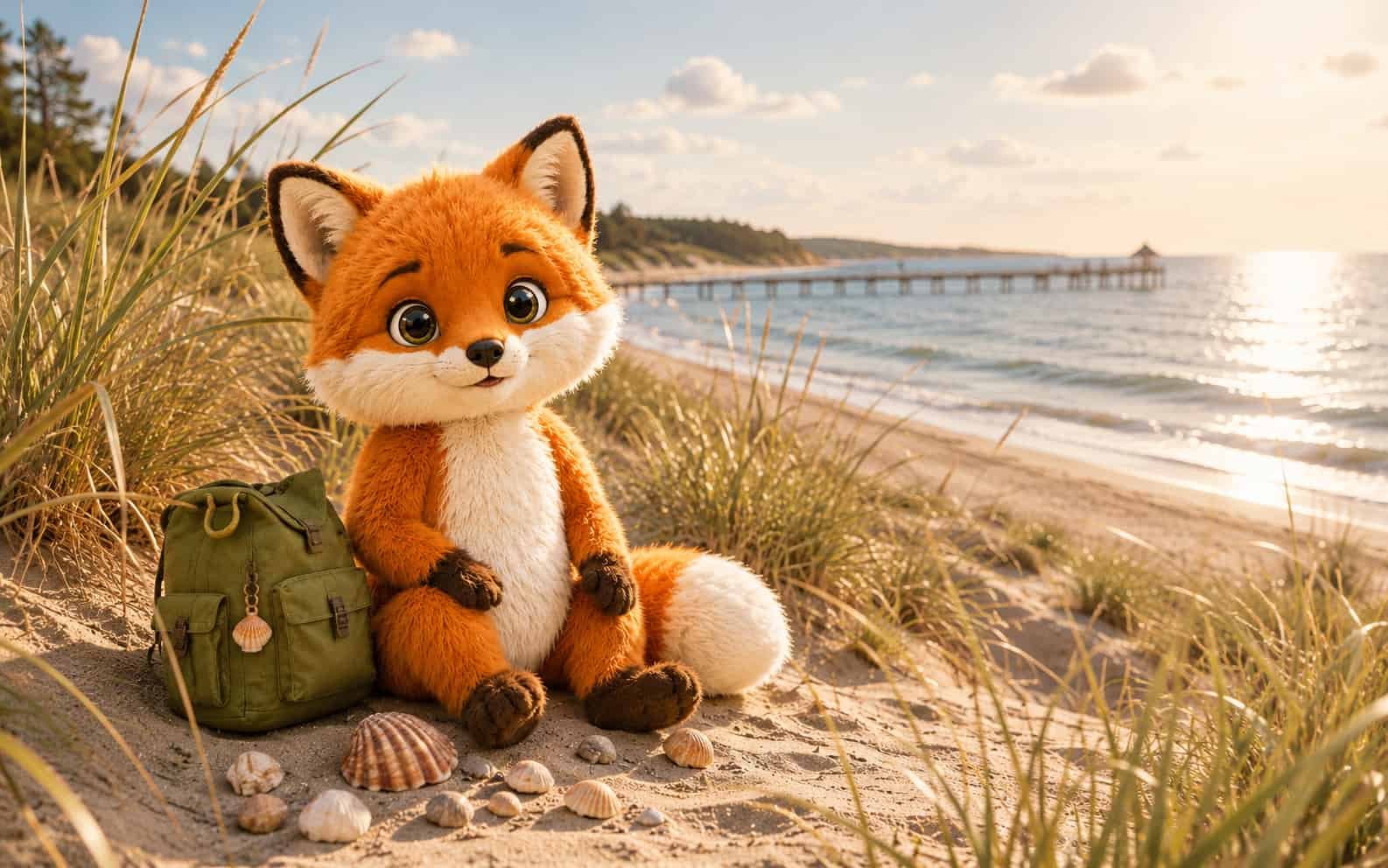 Ferifuchs an der Ostsee