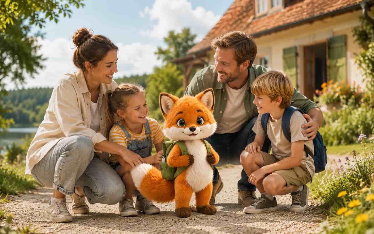Freundliche Familienszene passend zu Ferifun Newsletter und Service