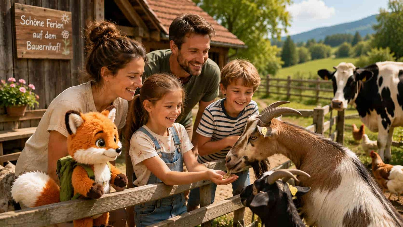 Familie mit Ferifuchs plant einen Badetag als Ersatzbild für das Freizeitbad RIFF Bad Lausick