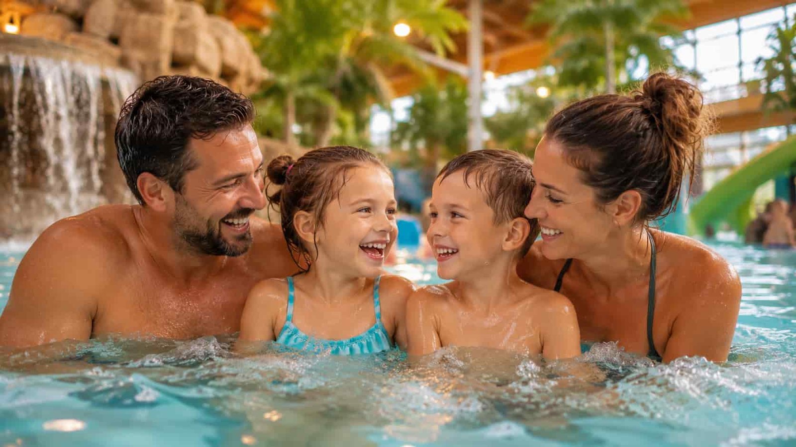 Familie in warmem Wasser als Ersatzbild für die Meersburg Therme